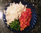 Foto del paso 1 de la receta: Tortitas de trigo vegetarianas
