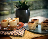 Foto del paso 16 de la receta: Postres en vasitos: Cheesecake de piña al Brandy & Tiramisú de turrón de Jijona