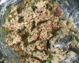 A picture of step 2 of Suji oats handvo pops.