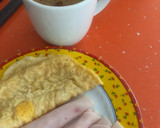 Foto del paso 4 de la receta: Desayuno con tortilla francesa y pechuga de pavo