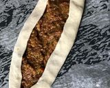 A picture of step 2 of Turkish stuff bread🍞.