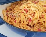 A picture of step 5 of Fettuccine in oil and garlic sauce (Aglio E Olio).