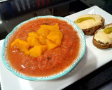 Foto del paso 5 de la receta: Gazpacho de Mango con Tostas Gratinadas