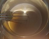 A picture of step 1 of Vanilla chocolate biscuit pudding.