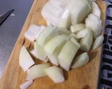 Une image de l'étape 3 de Bœuf aux pommes et carottes sauce citron poivron.