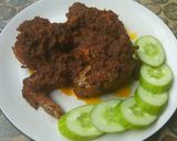 Foto langkah ke 8 dari resep Ayam bumbu hitam khas madura.