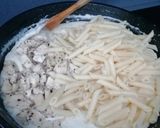 Foto del paso 6 de la receta Pasta con pollo y salsa de queso