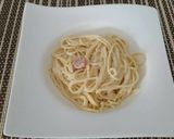 Tejszínes-krémsajtos spagetti recept fázis 4 fotója
