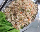 Hình bước làm 3 của món Cơm chiên hải sản