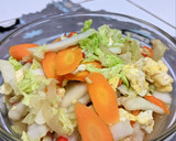 Foto langkah ke 5 dari resep 25) Capcay Sawi Putih Wortel.