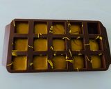 A picture of step 4 of Turmeric and saffron chocolate.