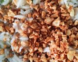 Gambar langkah 7 resipi Nasi Goreng Bawang Putih.