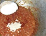 A picture of step 8 of Capsicum & Soya Chunks kadhai masala.