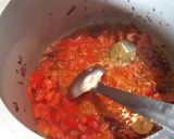 A picture of step 8 of Baked Stuffed Tomato in Creamy Spinach.