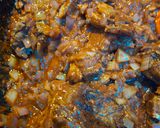 A picture of step 4 of Greek Lamb and Cabbage Bowls.