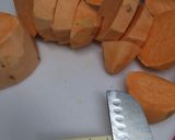 A picture of step 1 of Cheesy Sweet Potatoes.