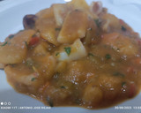 Foto del paso 8 de la receta: Calamar estofado con pasta de curry rojo