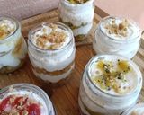 Foto del paso 8 de la receta: Vasitos Variados de Cheesecake y Frutas con Crumble de Avena