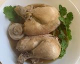 รูปขั้นตอนการทำที่ 3 ของ ไก่ต้มน้ำปลา ละมุล