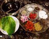 A picture of step 1 of Chocolate Paan.