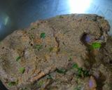 A picture of step 3 of Ragi masala roti.