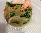 Foto del paso 9 de la receta: Ensalada de quinoa con langostinos
