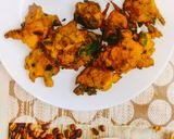 आटे और प्याज के पकौड़े Aate aur Payaj ke Pakode रेसिपी चरण 4 फोटो