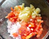મસાલા પાપડ ટાકોઝ ચાટૅ (Masala papad Tacos Chaat Recipe in Gujarati રેસીપી સ્ટેપ3ફોટો