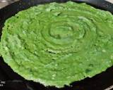 Stuffed palak moong cheela recipe step 3 photo