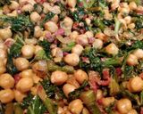 Foto del paso 5 de la receta Ensalada templada de garbanzos y kale