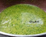 A picture of step 5 of Ladyfingers Peas Goan Curry.