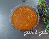 A picture of step 3 of Sabut Hari Moong Daal.
