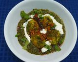 A picture of step 6 of Spinach Egg Curry.