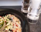 Une image de l'étape 5 de Carpacio de St Jacques, vinaigrette au corail.