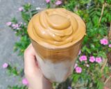 Hình bước làm 4 của món Coffee bọt