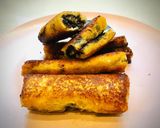 A picture of step 7 of Quick Choco French Toast Roll Ups.