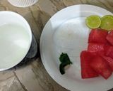 A picture of step 1 of Watermelon Mojito.