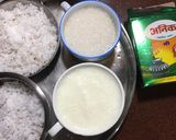 A picture of step 1 of Coconut Modak.