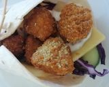 A picture of step 5 of Chicken wraps.