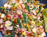 Foto langkah ke 7 dari resep Oseng kulit melinjo campur².