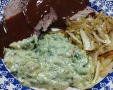 Foto del paso 9 de la receta: Carne Estilo Oriental con Crema de Cebollín e Hinojos Salteados