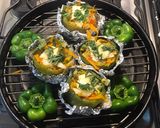 Foto del paso 6 de la receta: PIMIENTOS RELLENOS con vegetales y arroz integral 🫑🥕🌽🧅