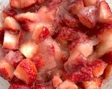 A picture of step 4 of Homemade Strawberry Syrup | Sweet Happiness.