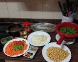Foto del paso 6 de la receta Guiso de garbanzos con acelgas y solomillo de cerdo