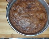 A picture of step 6 of Eggless Mango cake.