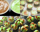 Foto langkah ke 3 dari resep Bolu Kukus Pandan Cokelat Mekar Semua - Asian Steamed Cake.