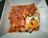 Foto del paso 8 de la receta: Fritada de tomate con bacalao y huevos