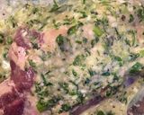 A picture of step 2 of Grilled Skirt Steak with Basil, Garlic and Herbs marinade.