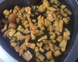 A picture of step 5 of Jackfruit Upside Down Caramel Cake.