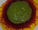 Foto del paso 5 de la receta: Bacalao skrei en salsa de naranja sanguina y puré de calabacín